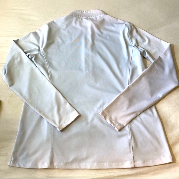 AUR Golf half zip pullover long sleeve shirt grey XL style CL2470 - Picture 9 of 9